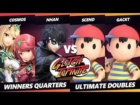 Glitch Infinite Winners Quarters - Cosmos & Nhan Vs. Scend & Gackt - SSBU Ultimate Tournament