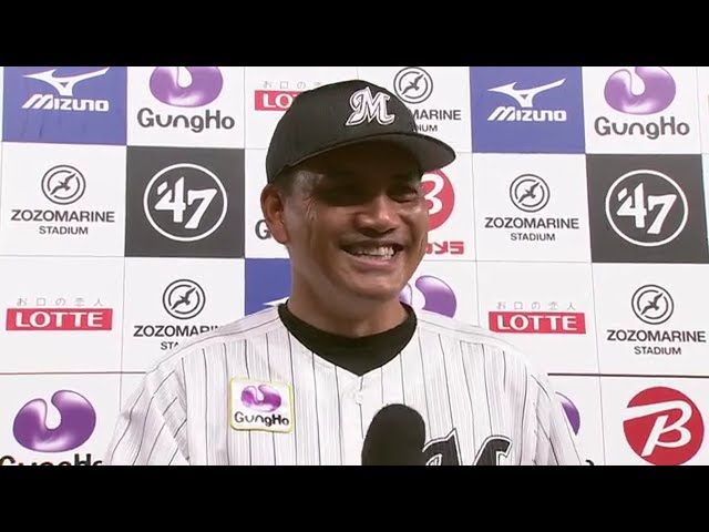 6/25 マリーンズ・井口監督 試合後インタビュー