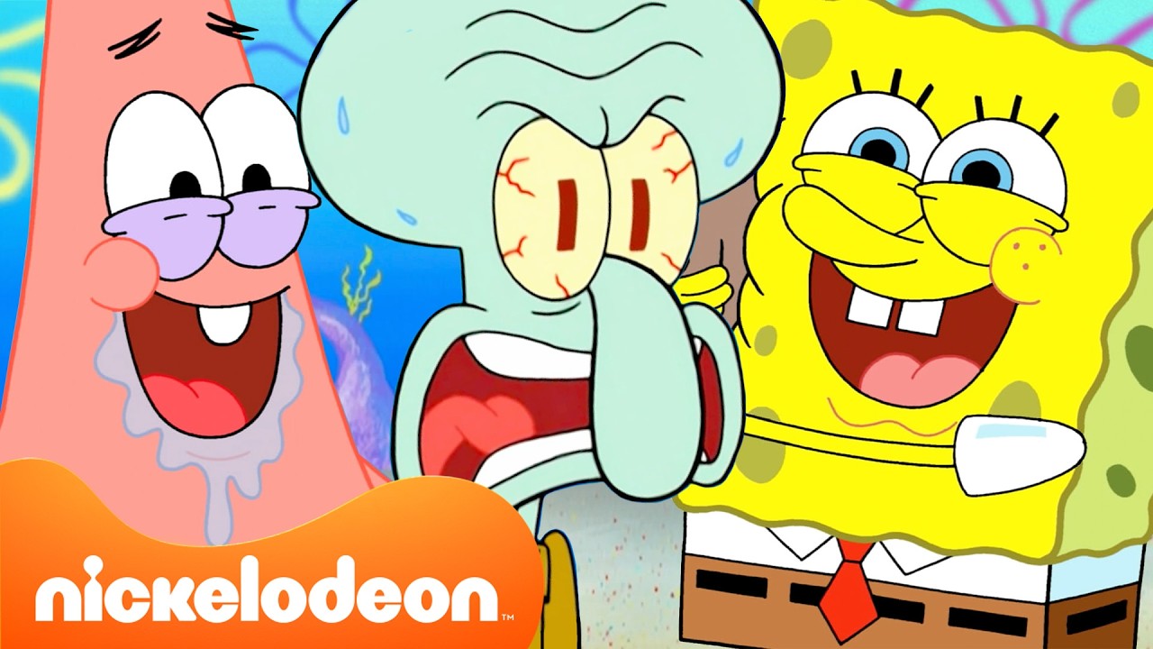 SpongeBob | 1 Jam SpongeBob & Patrick Jadi Tetangga yang Menyebalkan 😂 | Nickelodeon Bahasa