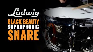 Ludwig Black Beauty  6.5x14 Supraphonic Snare Drum | Chicago Drum Exchange Demo