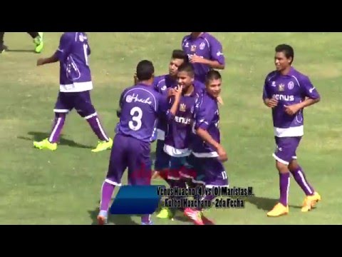 VENUS HUACHO (4) vs (0) MARISTAS - 2DA FECHA - FÚTBOL HUACHANO 2016.