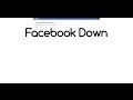 Facebook Down 19/06/2014 - YouTube