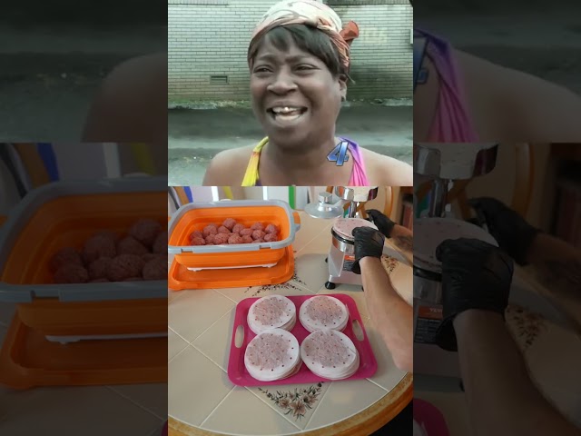 Vídeo relacionado con VEVOR JKH-130 - Máquina para hacer hamburguesas de carne de res, acero inoxidable
