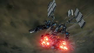 【ARMORED CORE VI】カラサワタンクのランクマ日記#14 「カラサワフルチャージを当てたいな」→当たりそうな高度まで降りたら…