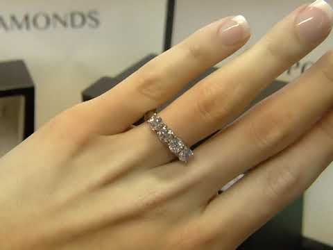 TR1019 Four Stone Lab Grown Diamond Ring