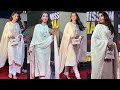 OMG H0TTIE In Desi Look Nora Fatehi In Salwar Suit Arrived Mission Majnu Special Screening