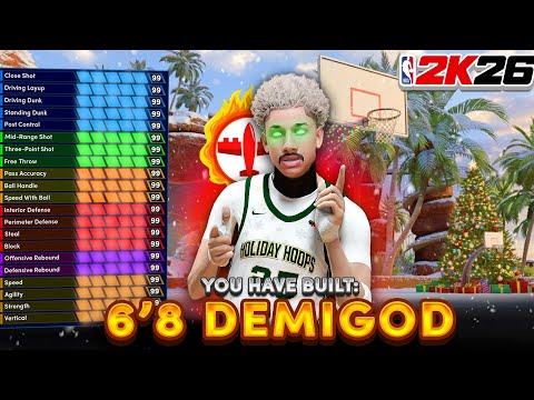 BEST DEMIGOD BUILD in NBA 2K26 (0 CAP BREAKERS NEEDED) - BEST BUILD NBA 2K26