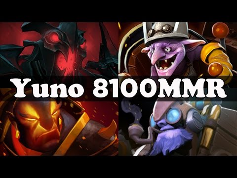 Yuno 8100 MMR Plays Shadow Fiend, Ember Spirt, Timbersaw and Tinker - Gameplay - Dota 2