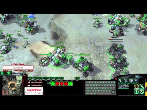 SC2 LotV Beta 1v1 - TvP / Iron Fortress / Thor Drops into Mech + Nuke