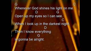 Whenever God Shines His Light, Van Morrison &amp; Cliff Richard, cover, chords acoustic guitar, lyrics