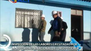preview picture of video 'Manuel Rodríguez Cuadros inspecciona compuerta de regulación en el rio Desaguadero'