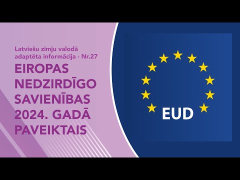 Nr. 27 “EUD 2024. gadā paveiktais”
