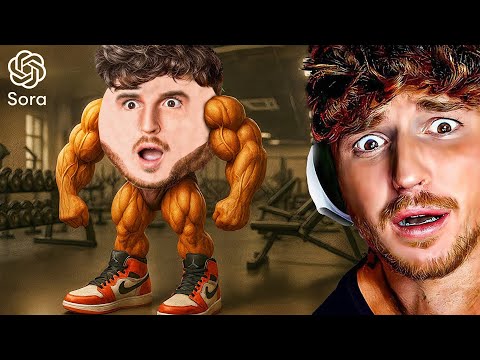 Reacting To My OWN AI VIDEOS..