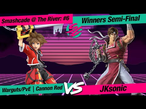 Smashcade @ The River #6 - SSBU - WSF: Warguts | PvE | Cannon Red (Sora) vs JKsonic (Richter)