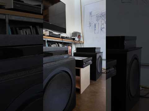 Deus Audio Tesseract 18 ($190,000) a pair playing kill shot by Eminem #hifi #subwoofer #audiophile