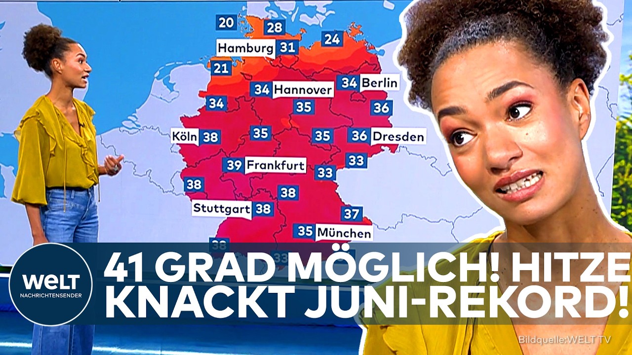 REKORDHITZE IM ANFLUG: Hitzewelle erreicht Höhepunkt! Deutschland steht vor Ausnahme-Wochenende!