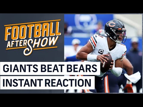 Giants beat Bears 20-12: Instant reaction | Football Aftershow | NBC Sports Chicago