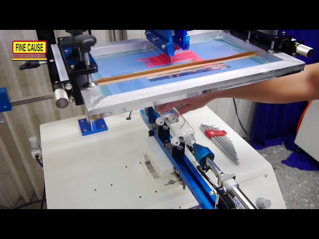 FA-400RSN Servo Motor Curved Screen Printer - Positioning Video