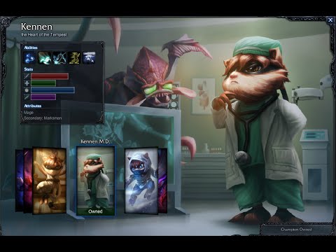 Kennen M D Skin Spotlight Gameplay 1080p HD