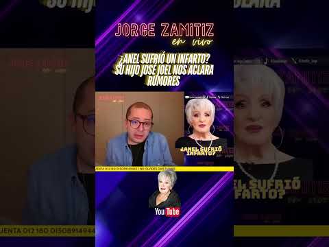 Did Anel suffer a heart attack? Her son, José Joel, explains his mother's condition. #exclusive