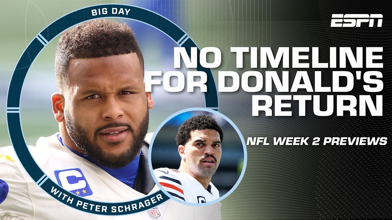 Aaron Donald EXPECTED to make season debut + Bears' offense WANTS MORE! | Big Day