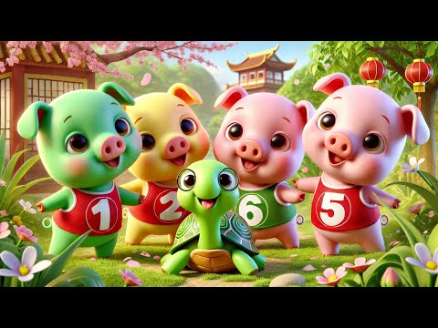 Ba bà đi bán lợn con