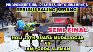 Download lagu Semi Final Holi Genesis 14th vs ian Mmc Porda Sleman 🏓 Pingpong Return Real Masjid Tournament mp3