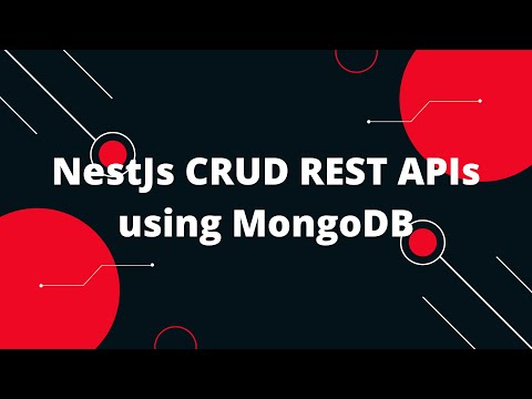 NestJs CRUD REST APIs using MongoDB