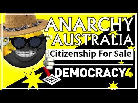 Attempting Anarcho-Capitalism in Australia in Democracy 4 Challenge