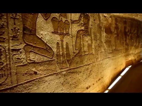 Inside Rare Footage of Interior Abu Simbel Temple in Egypt