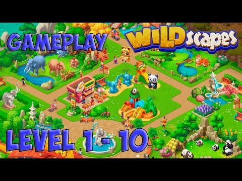 Wildscapes Level 1 - 10 [ Gameplay Story ] HD
