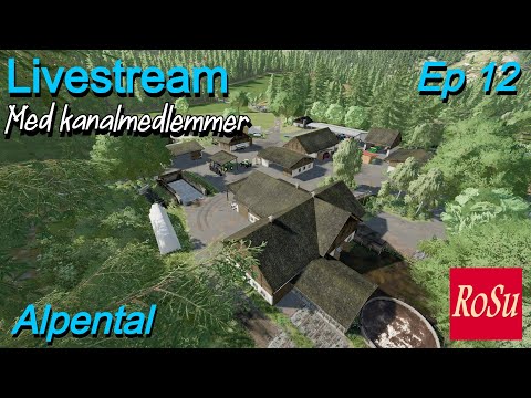 Farming simulator 2022 Livestream med kanalmedlemmer
