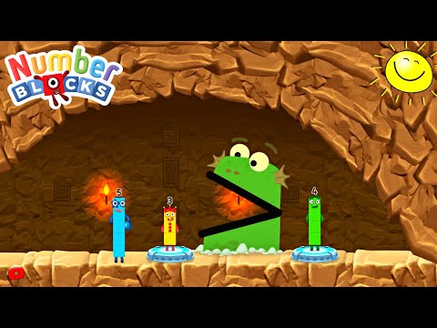 Number Blocks Magic Run Cave For Toddlers and Preschoolers
