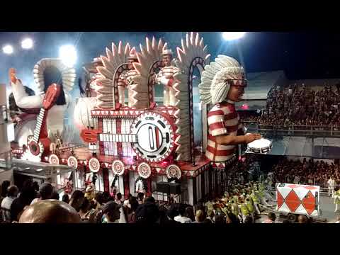 Início do desfile da Mancha Verde 2018