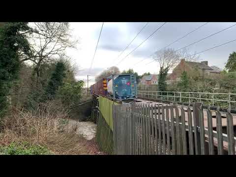 66170 Passes Aycliffe | 4E96 Mossend Euroterminal to Tees Dock | 29/01/21