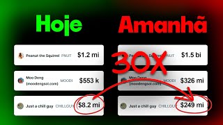 Como achar memecoins que sobem 30000%... ANTES de ser TARDE DEMAIS