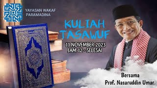 Download lagu KULIAH TASAWUF ' DEFINISI AHLI DZIKIR ' || BERSAMA PROF. NASARUDDIN UMMAR, MA mp3