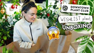Unboxing An Early Christmas Present From Myself 💚 DOWNTOWN PLANT CLUB Haul