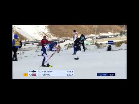 Talviolympialaiset 2022  | Kerttu Niskanen | Hieroja tsemppaa