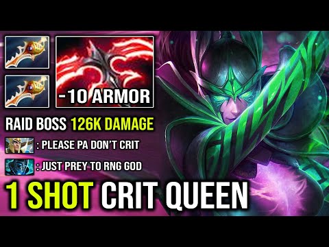 When this PA Jump on You Just Pray She Won't 1 Shot | EPIC 126K Damage EZ 1v5 with Desolator 2 DotA