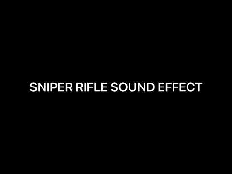 Sniper Rifle Sound Effect (High Quality & Single Shot)