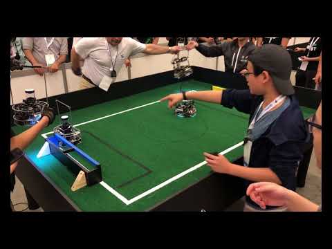 RoboCup 2018 Montréal Junior Soccer Open - Cat-Bot(Japan) vs. EMM-SOCCER(Macao)
