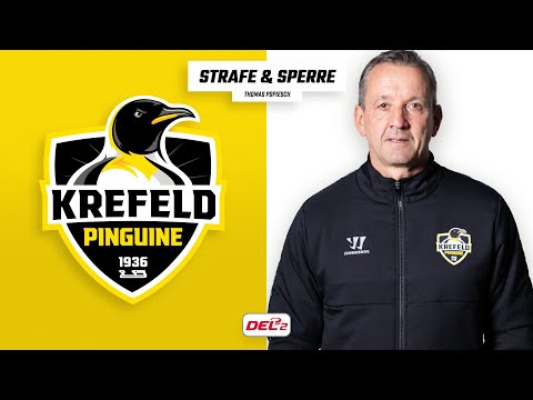 DEL2 | Drei Spiele Sperre für Thomas Popiesch | Krefeld Pinguine