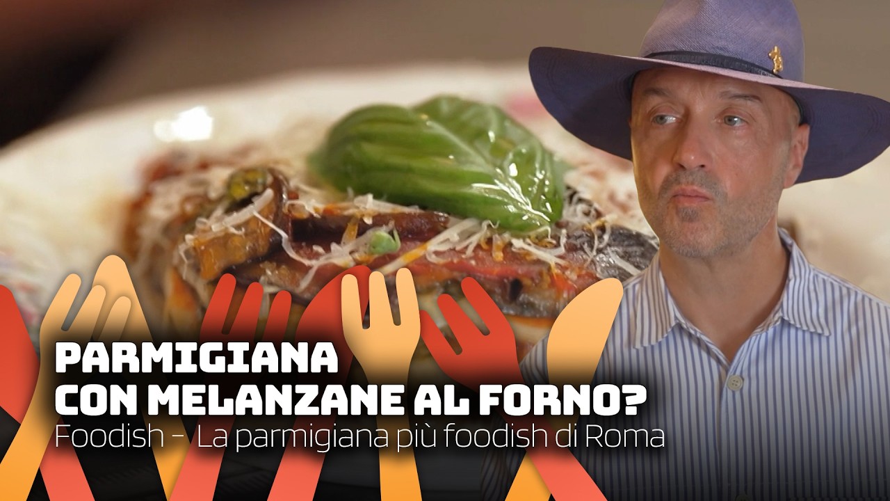 Frame del video Foodish con Joe Bastianich dedicato alla parmigiana di Colomba da Sciccherie Roma
