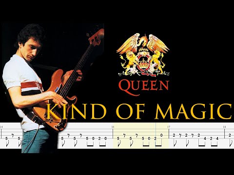 Queen - A Kind Of Magic (Bass Line + Tabs + Notation) By John Decon