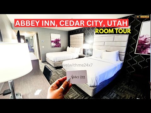 Abbey Inn Cedar City Utah Hotel Room Tour - Best Stay near Zion & Bryce National Park