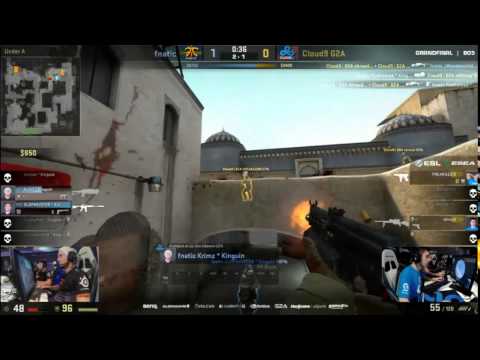 Shroud Unreal 4K With The Scout - Fnatic vs Cloud9 05.07.15