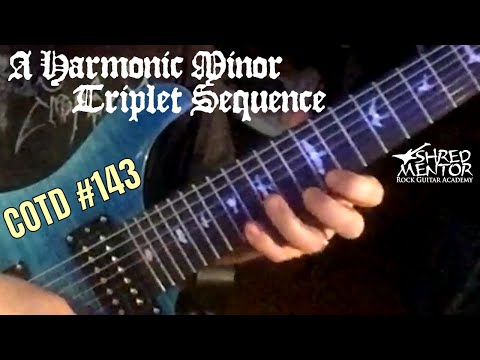 A Harmonic Minor Triplet Sequence | ShredMentor Challenge of the Day #143