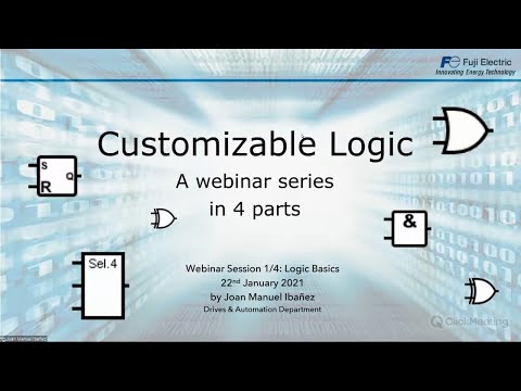 Webinar: Customizable Logic 1 - Logic Basics.