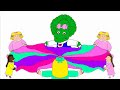 Baby Bop Plays With Kids Ring Around The Rosie Parachute Fun